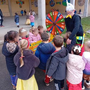 Jeu carnaval 2026 à l'école Sainte Marie à Bollène